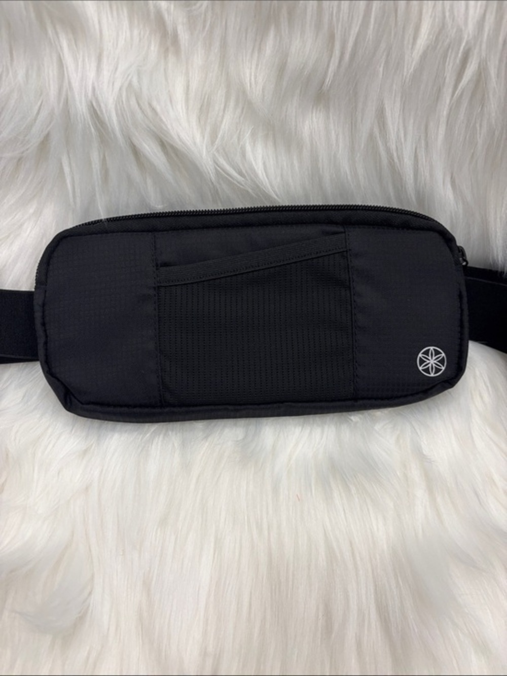 NEW GAIAM running cycling yoga waist Fanny belt bag adjustable black